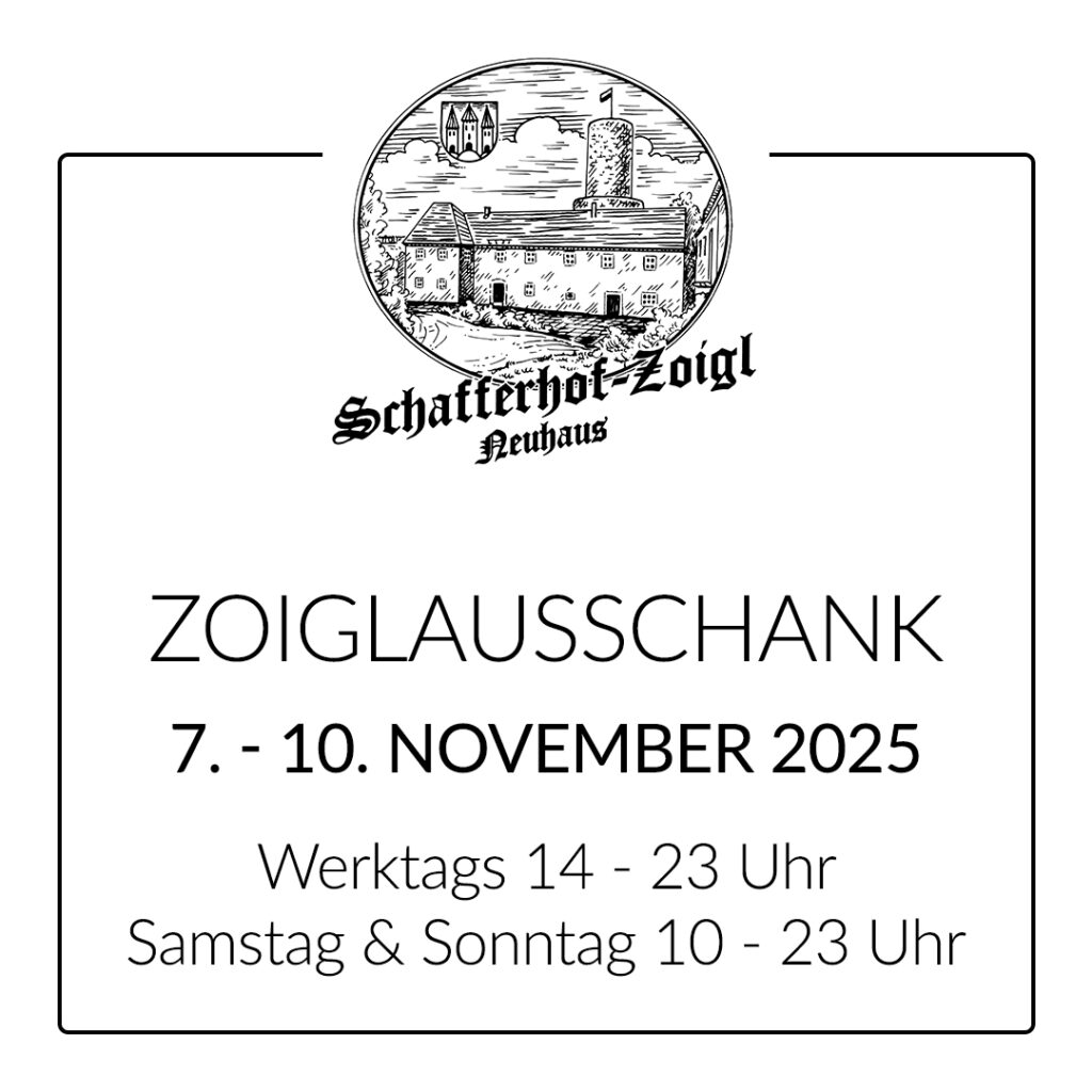 Zoiglausschank am Schafferhof von 7.-10. November 2025